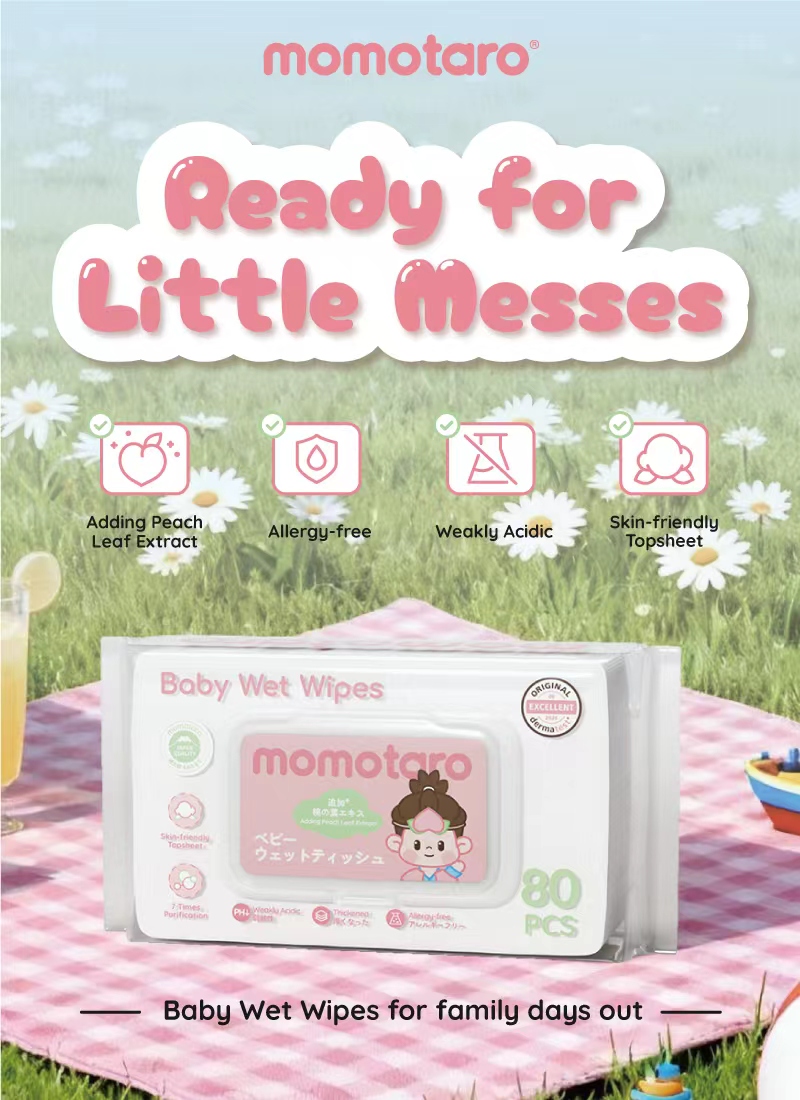 Tisu Basah Bayi Momotaro – Perawatan Lembut untuk Setiap Kekacauan Kecil