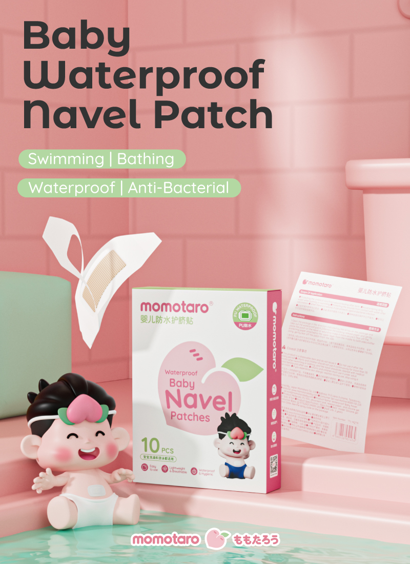 Tambalan Pusar Tahan Air Bayi – Perlindungan Aman untuk Waktu Mandi