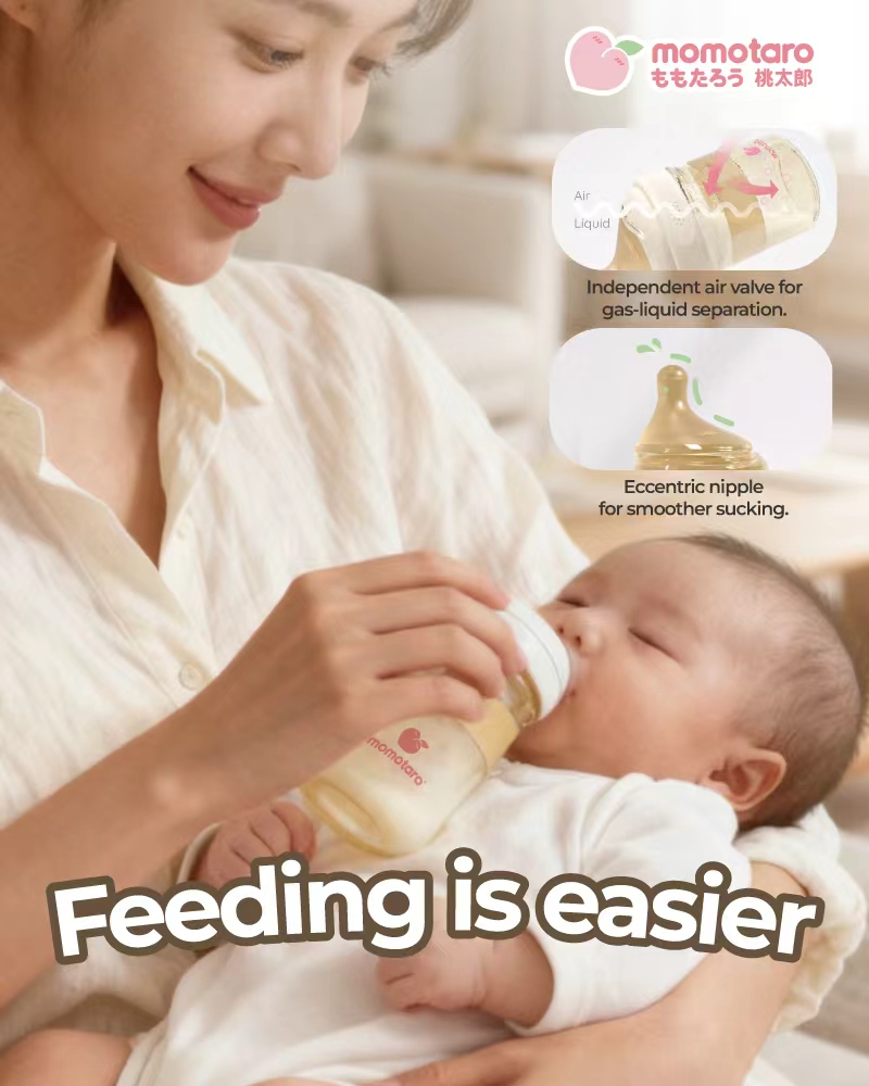 Menyusui Menjadi Lebih Mudah dengan Botol Bayi Momotaro
