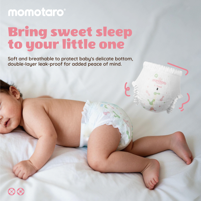 Hadirkan Tidur Nyenyak untuk Si Kecil dengan Popok Bayi Momotaro