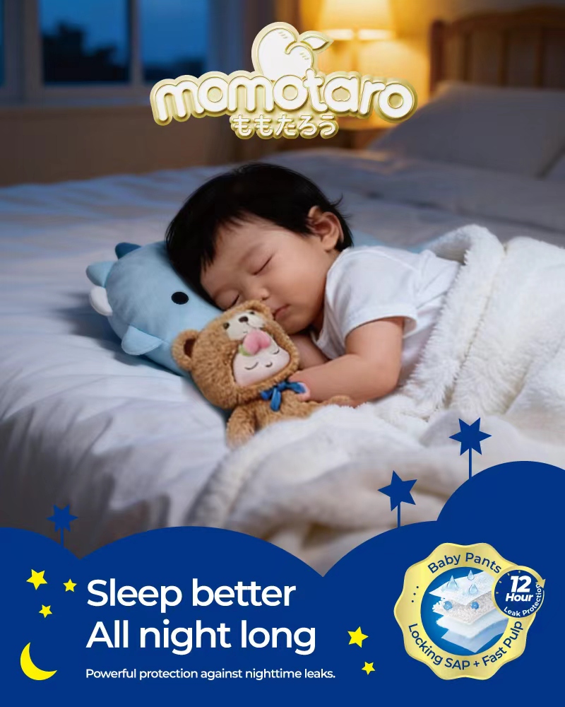 Bantu Bayi Anda Tidur Lebih Nyenyak Sepanjang Malam dengan Momotaro Baby Pants