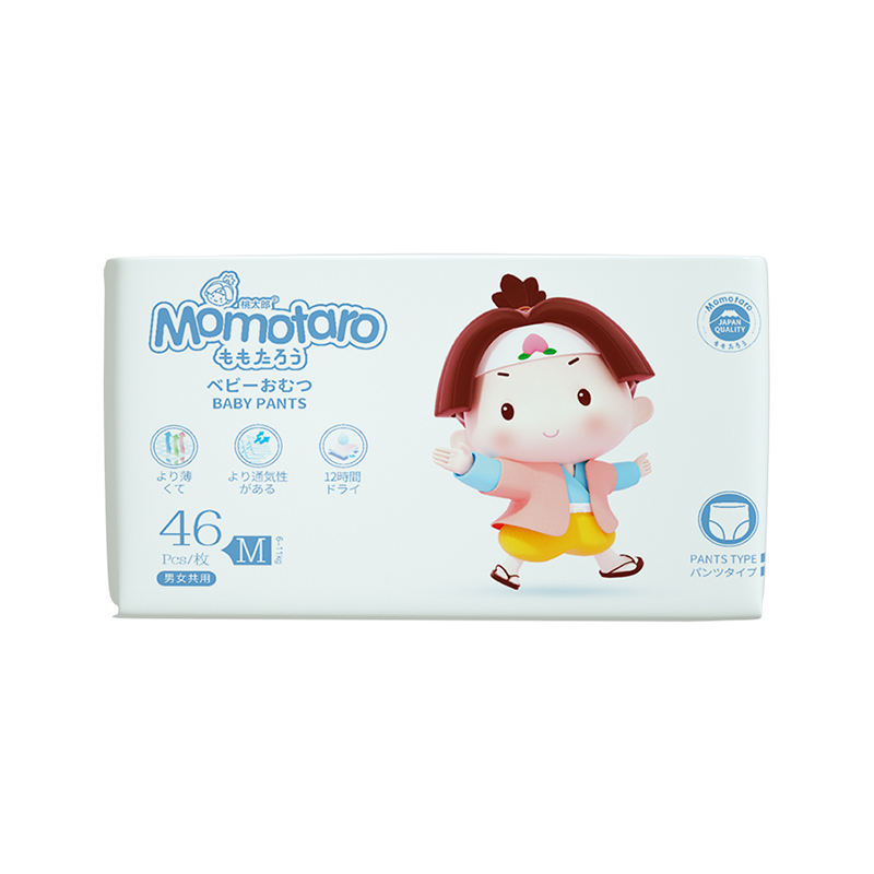 Celana Pull-up Bayi Sekali Pakai Momotaro Untuk Bayi Harga Pabrik Popok Produk Baru Kualitas Terbaik Dalam Jumlah Besar Grosir