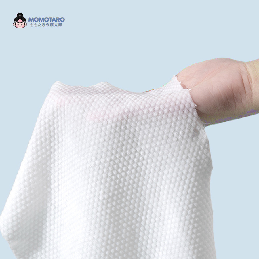 Momotaro terlaris kering multi-fungsi membuat kain pembersih bayi menara wajah tangan sekali pakai lembut handuk katun 100%