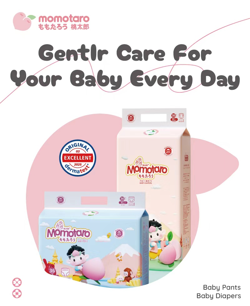 Popok Bayi Momotaro — Perawatan Lembut untuk Bayi Anda Setiap Hari