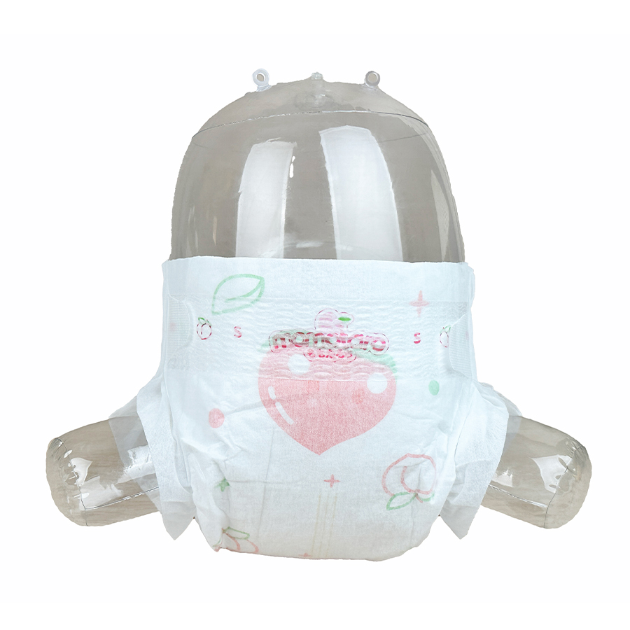 Sampel gratis oem odm bambu merek produsen berkualitas tinggi sekali pakai bayi cetak sekali pakai.