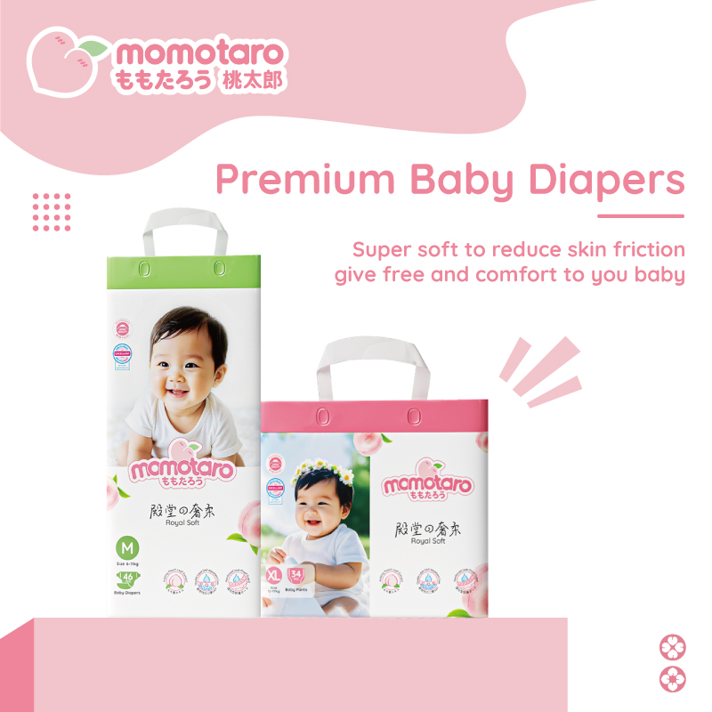 Popok Bayi Momotaro — Kenyamanan Lembut untuk Setiap Bayi