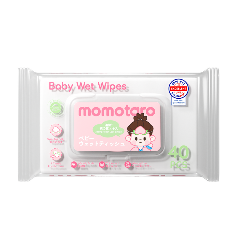 Momotaro Gentle Ultra-Soft Nonwoven Baby Wipes Factory Direct Wet Wipes Pemasok